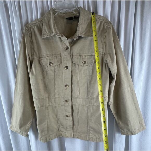 ERIKA Utility Jacket, Khaki, Sz: M, 70-00 - Picture 6 of 12